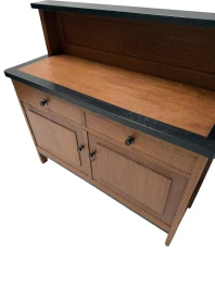 Art Deco Modernist Credenza or Sideboard by H. Fels for L.O.V. Oosterbeek